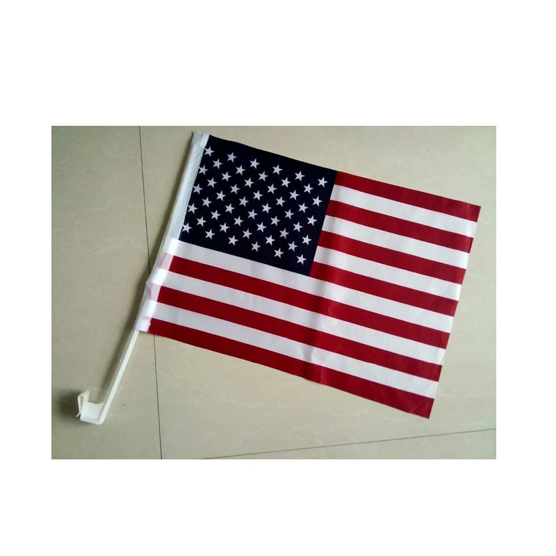 Hot Selling Custom Printing American Car Flag